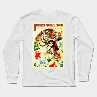 HAGENBECK WALLACE CIRCUS America Season of 1933 Vintage Advertisement Long Sleeve T-Shirt